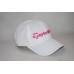 New Taylormade 's 3D Embroidery Golf Hat White/Pink Adjustable Cap OSFM  eb-28425673